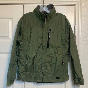 REI Olive Windbreaker Jacket